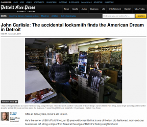 John Carlisle: The accidental locksmith finds the American Dream in Detroit